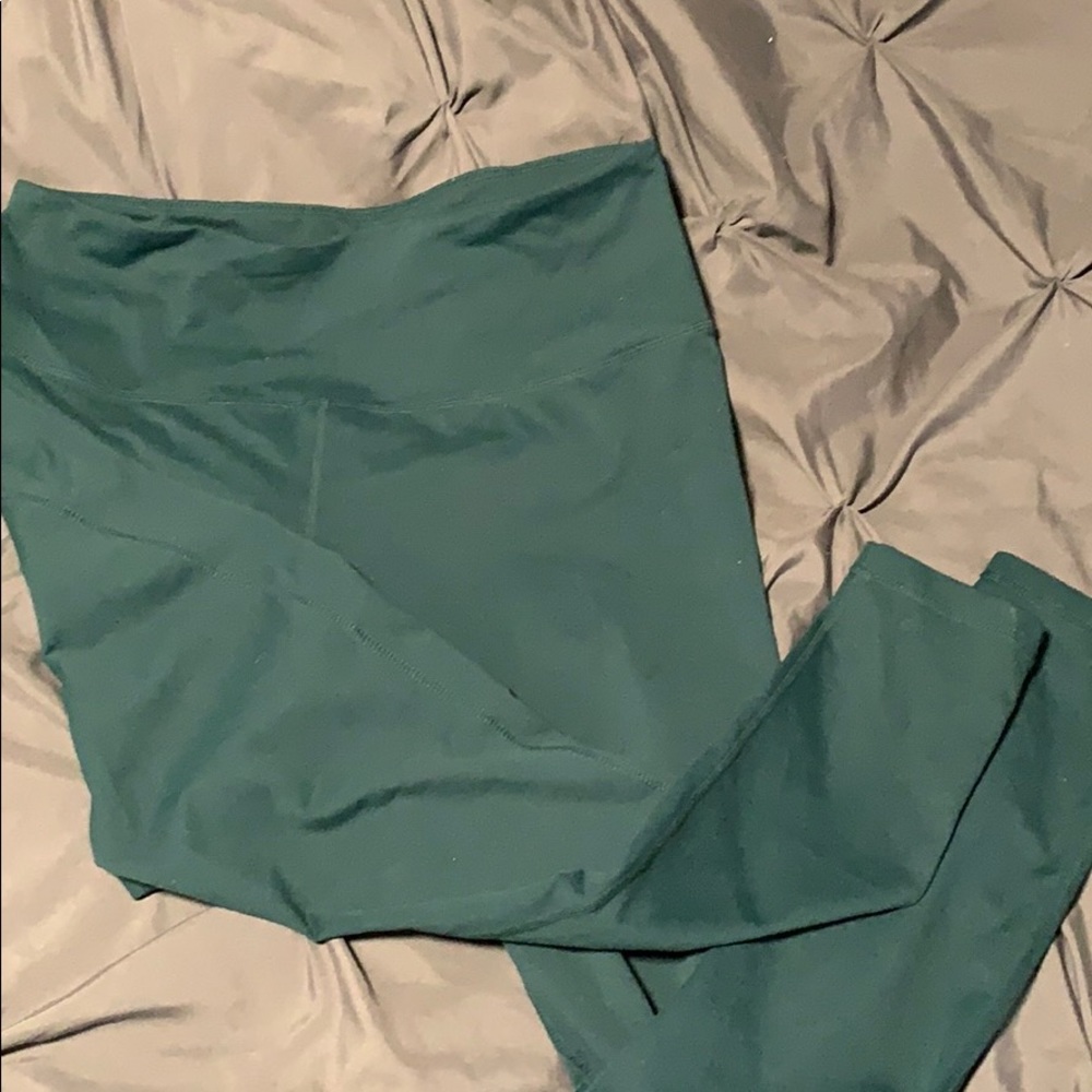 Green workout pants by zella. Size xl